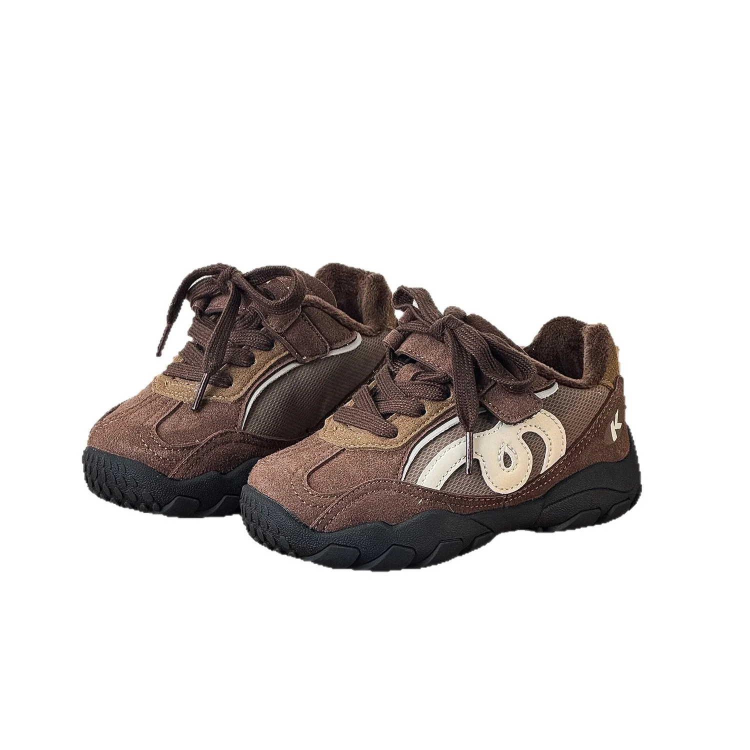 

Новые зимние детские модные кроссовки из плюша и флиса с леопардовым принтом в стиле ретро для мальчиков и девочек, детская теплая повседневная обувь для малышей