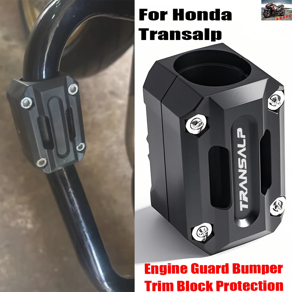 

New For Honda Transalp XLV 600 650 700 XL600V XL650V XL700V Engine Bumper Protective Block Motorcycle Accessories Hot Deal