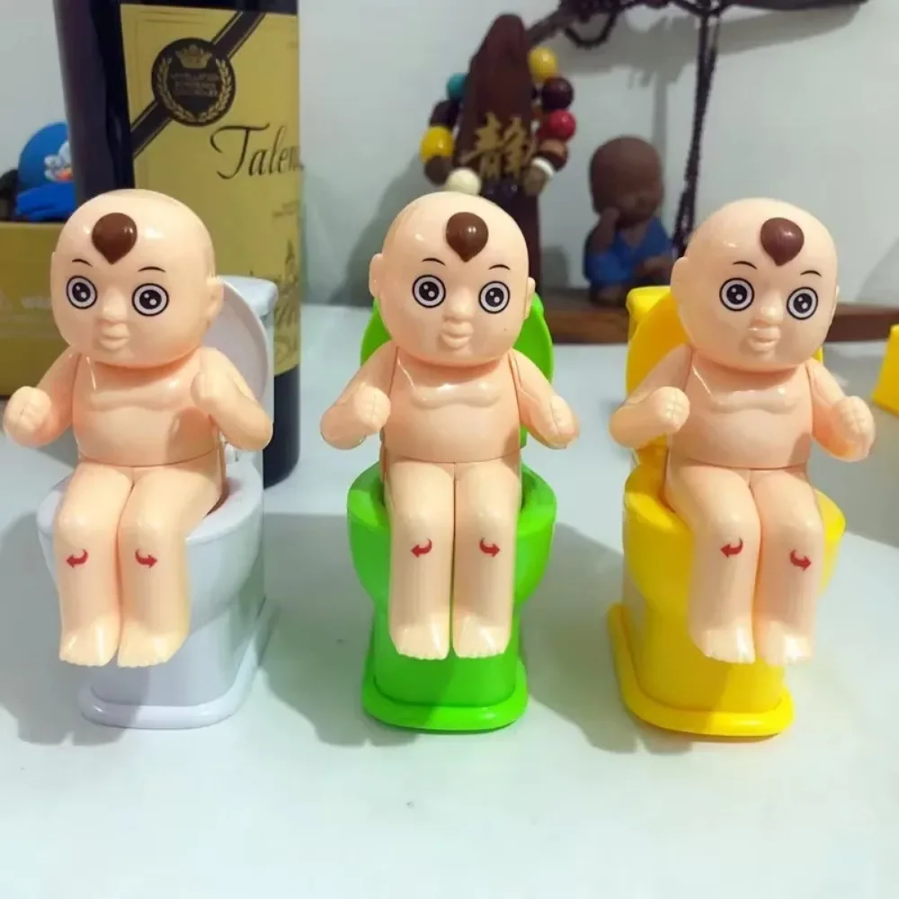 مزحة نكتة بخ لعبة المرحاض المياه للأطفال خدعة لعبة مضحك التدفق المزحة المرحاض اللعب دمى الكرتون الجدة هدية عيد ميلاد