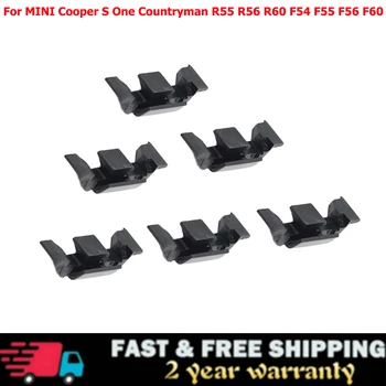 6 Stuks Auto Koplamp Koplamp Frame Clip Bevestiger Voor Mini Cooper S Een Countryman R55 R56 R60 F54 F55 F56 F60 Clubman Accessoires