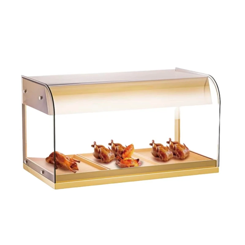 Hamburg food insulation display cabinet heating cabinet glass insulation display cabinet suitable for restaurants