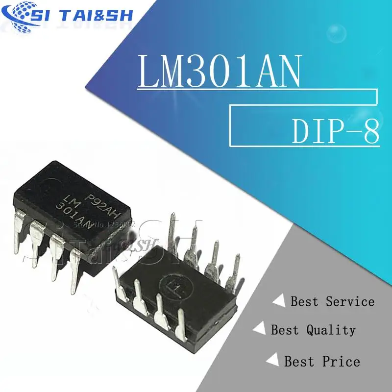 10PCS LM301AN DIP8 LM301 DIP LM301A DIP-8 LM301P 301AN LM301N