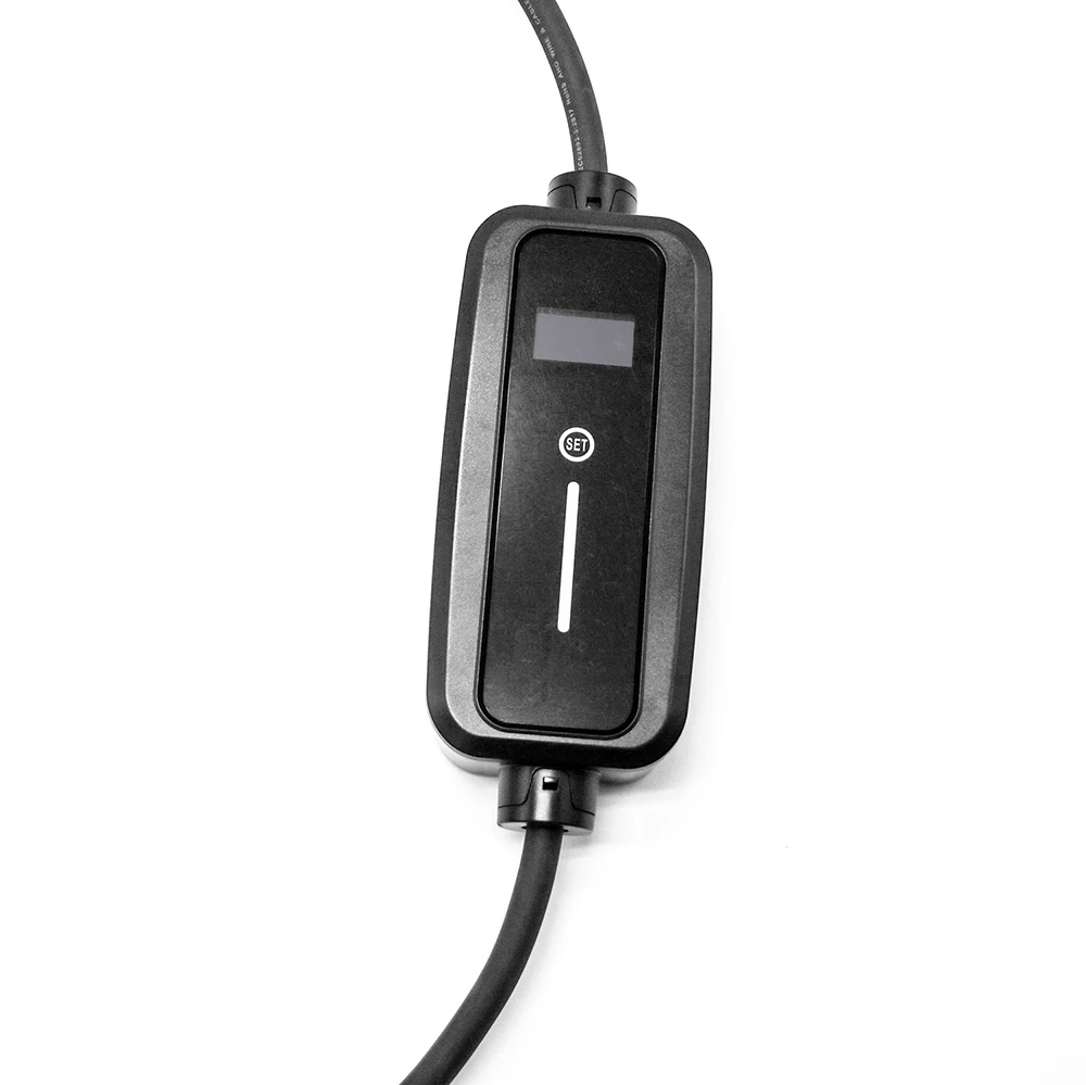 Portátil EV Car Charger Type2 IEC62196-2 CEE Plug 32A ajustável veículo elétrico carregador 8M