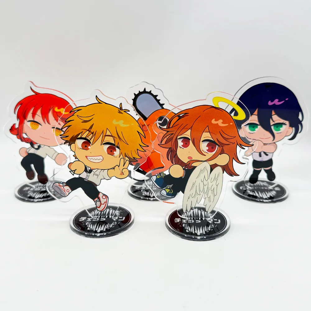 

Человек с бензопилой, периферийные устройства японского аниме, мини-акриловые подставки, коллекционные настольные украшения, креативный подарок на день рождения для друга, игрушка