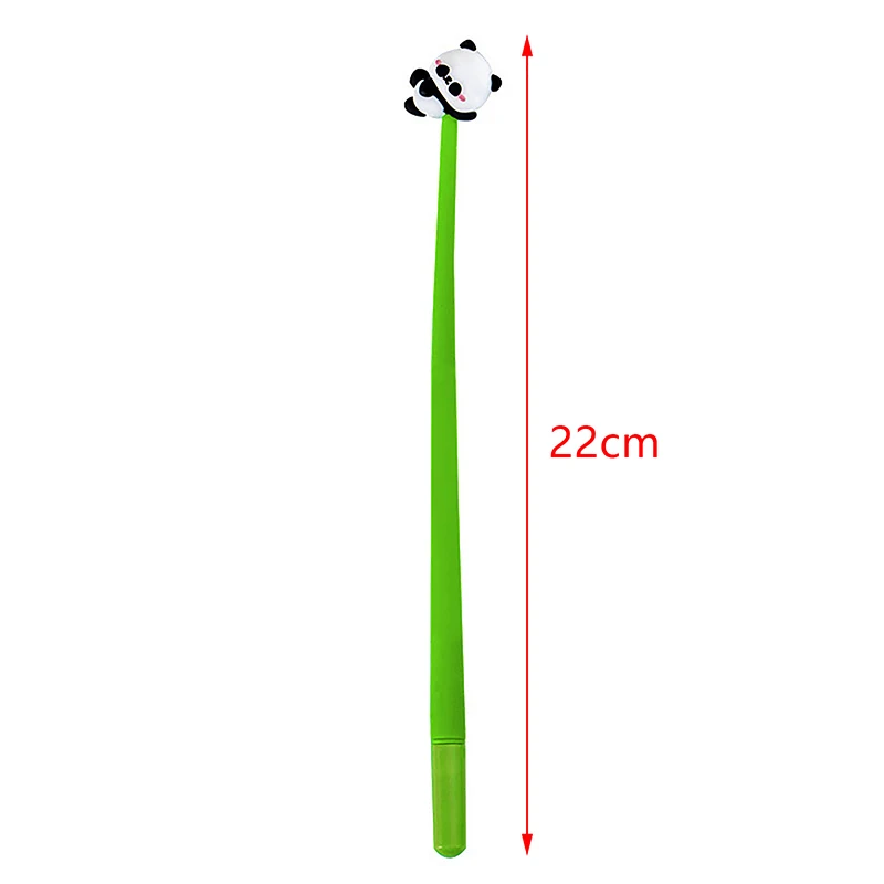 Pena Gel Panda lucu kartun Kawaii 0.5mm tinta hitam pena netral anak-anak alat tulis sekolah perlengkapan kantor pena tanda tangan