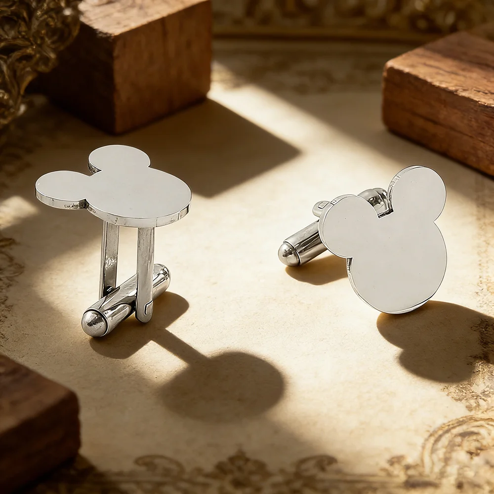 

Запонки с Микки Маусом, модные мужские, для деловых встреч, банкетов, костюмов, рубашек, роскошные, для свадьбы, подарки, тренд 2026 года