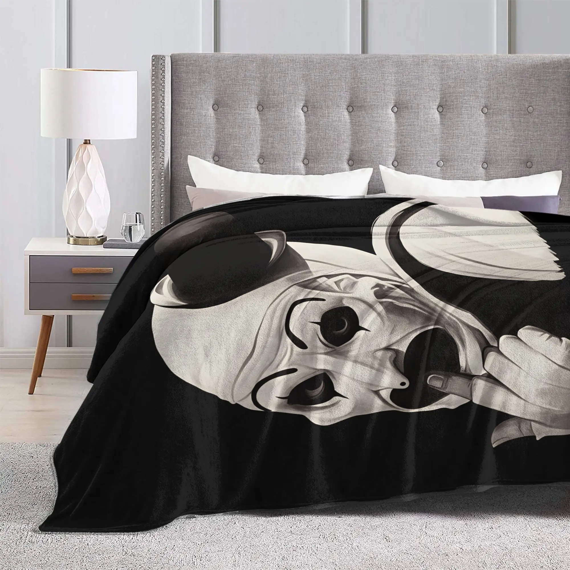Terrifier 4 Halloween Plush Blanket Child Horron Flannel Throw Blanket For Home Decor Super Soft Quality Bedspread Birthday Gift