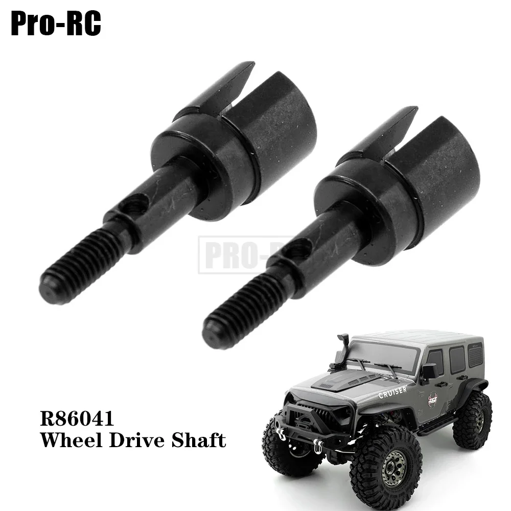 2Pcs Metal Wheel Drive Shaft R86041 for RC Crawler Car RGT 1/10 1:10 Monster Truck Off Road Rock Cruiser EX86100