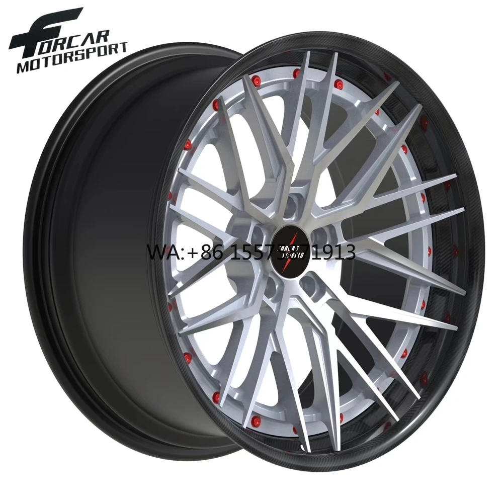 

Custom Deep Concave 2 Piece Forged Alloy Wheels Car Rims 18 19 20 21 22 23 24 Inch Sport Wheels