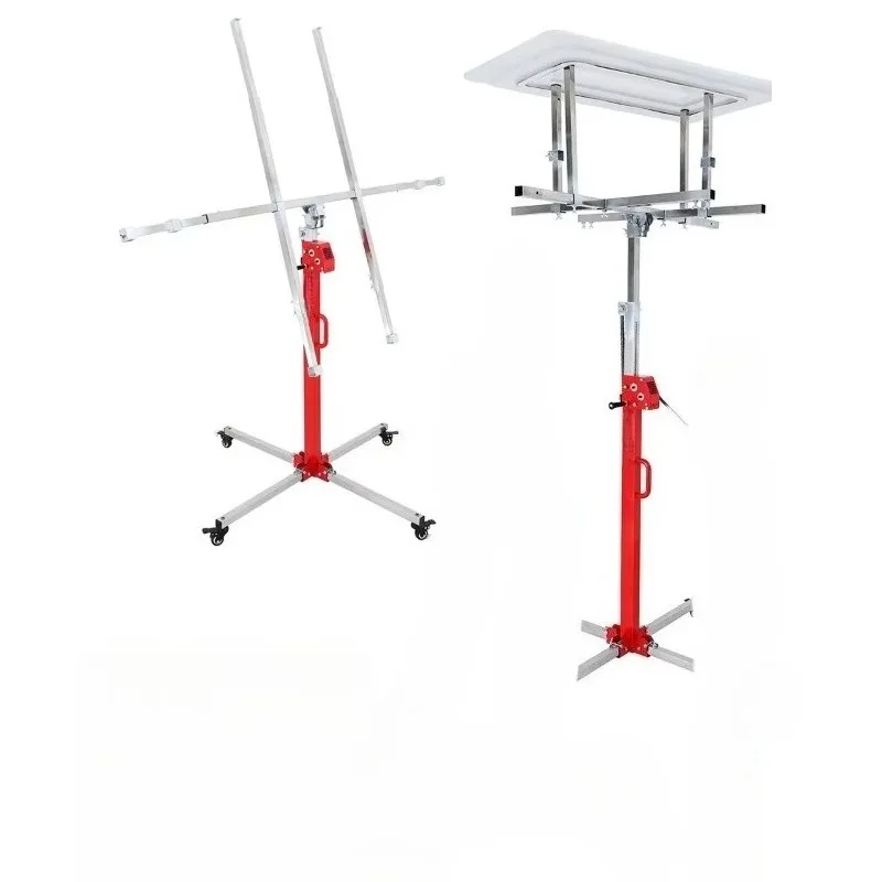 Hand Crank Chain Type Drywall Lifter Stable Labor Saving Mobile Elevator for Gypsum Board Ceiling Lamp Pro Installation Device - view 6