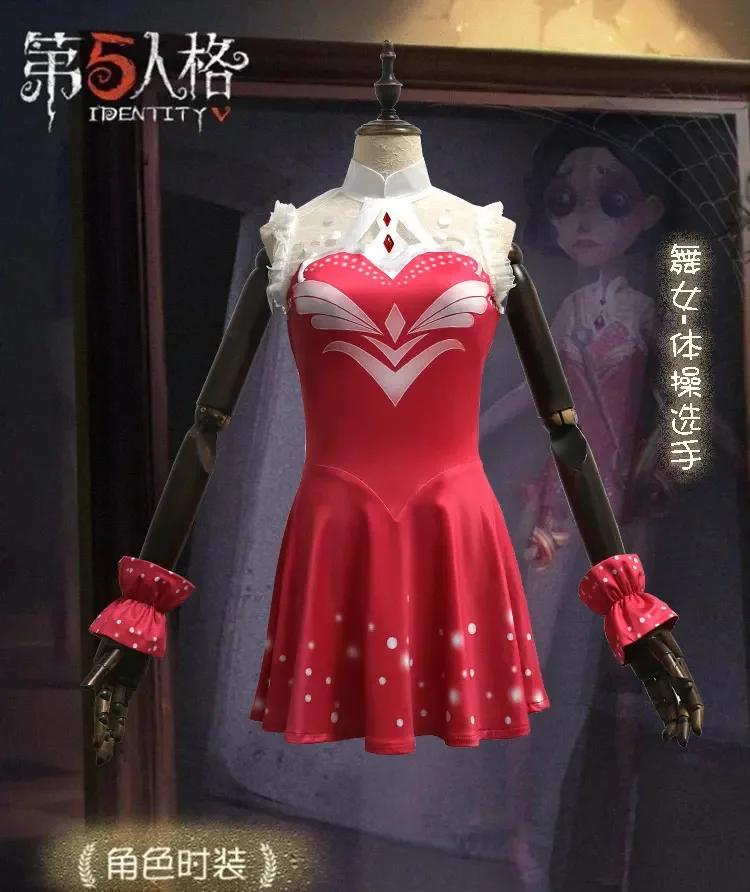 

Margaretha Zelle Dancing Girl Cos Identity V Anime Man Woman Cosplay High-quality Costume Set Dress + Pants + Leg Decoration