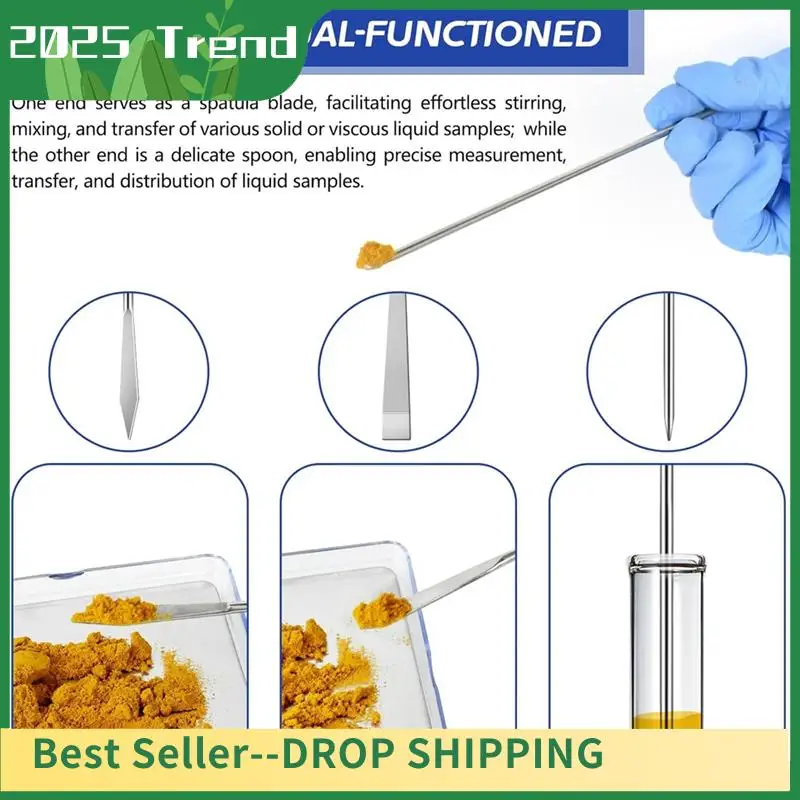 

AD33 HOT Лабораторный шпатель Микросовок Набор лабораторных инструментов из нержавеющей стали Forpowders Гелевая крышка