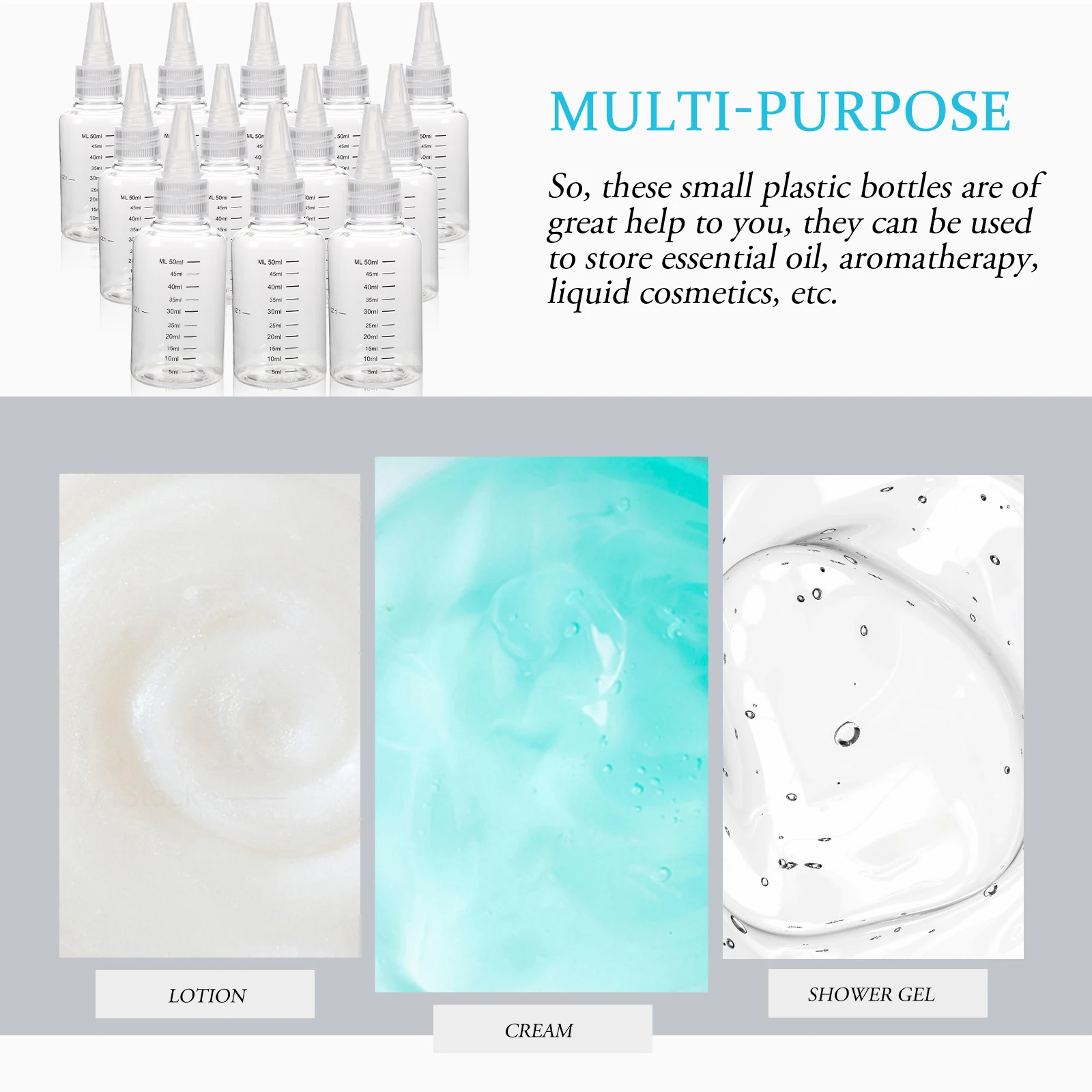 

Empty Squeeze Bottles Dropper Travel Mini Water Dispenser Scale Honey Press Cover Portable Storage Tips Lab Bottle