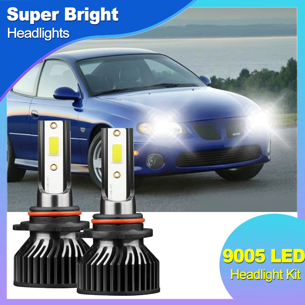 15000LM LED Car Light Bulbs 9005/HB3 Super Bright 6000K COB Chips Built-in Drive Headlamps for DC12V Vehicle Auto Lamps
