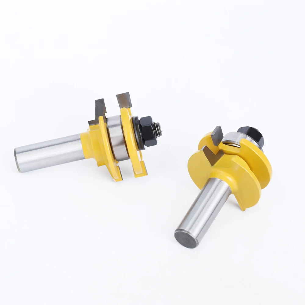 Imagem -03 - Lavie-shank Rail e Stile Tenon Router Grupo Porta Bevel Carpintaria Fresa para Ferramentas de Madeira Mc03143 Pcs 12 mm Pol