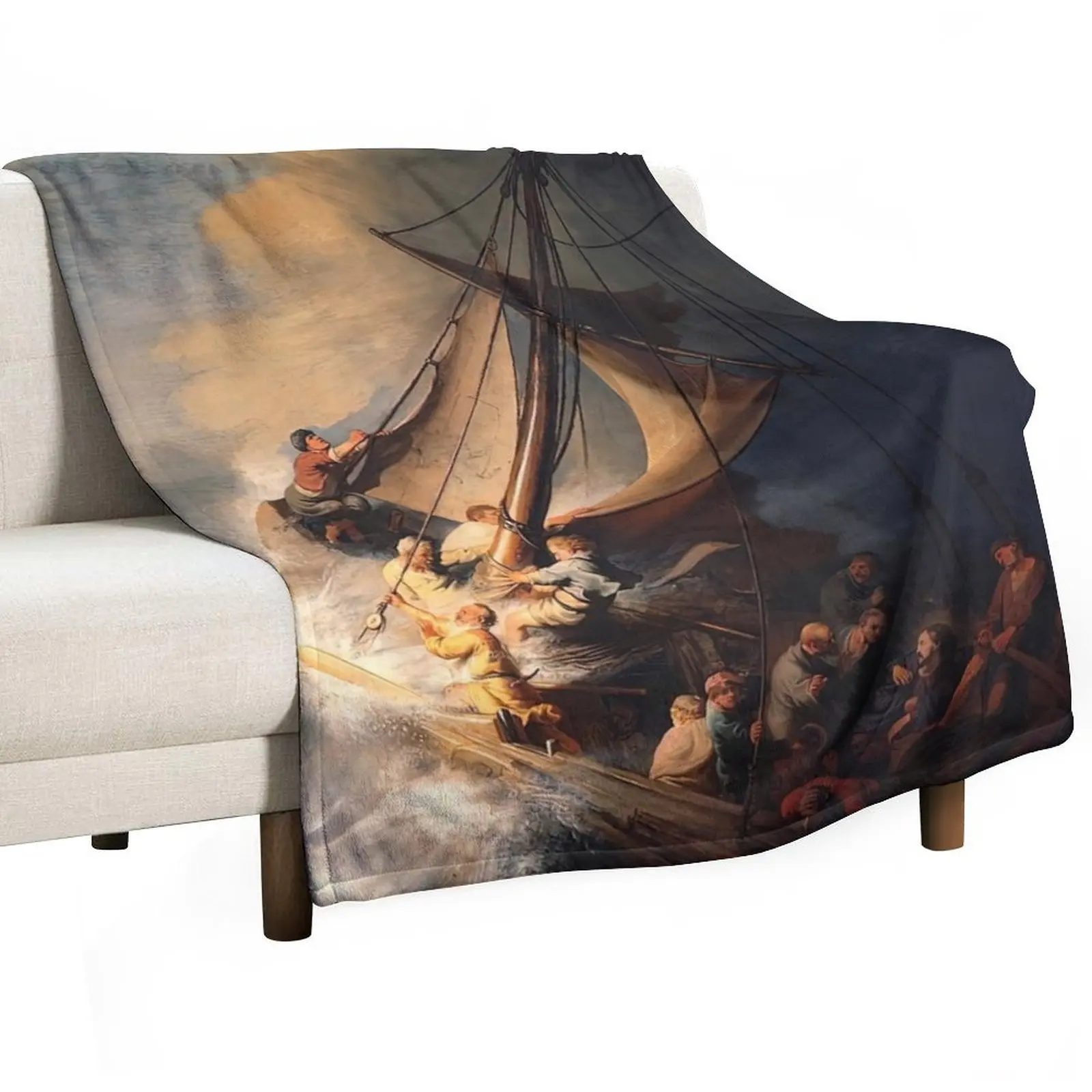 Rembrandt Harmenszoon van Rijn, rembrandt artwork, rembrandt van rijn portrait Throw Blanket Soft Single heavy to sleep Blankets