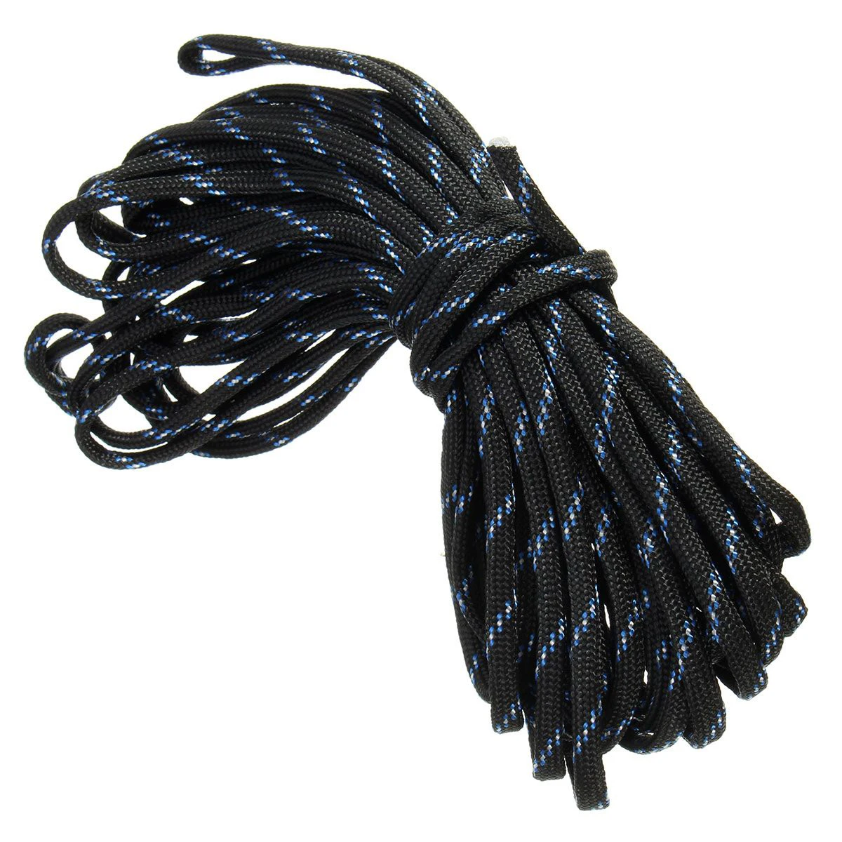 7 Rope Paracord Parachute Rope Resistant Camping Survival Color: Black Camo Length: