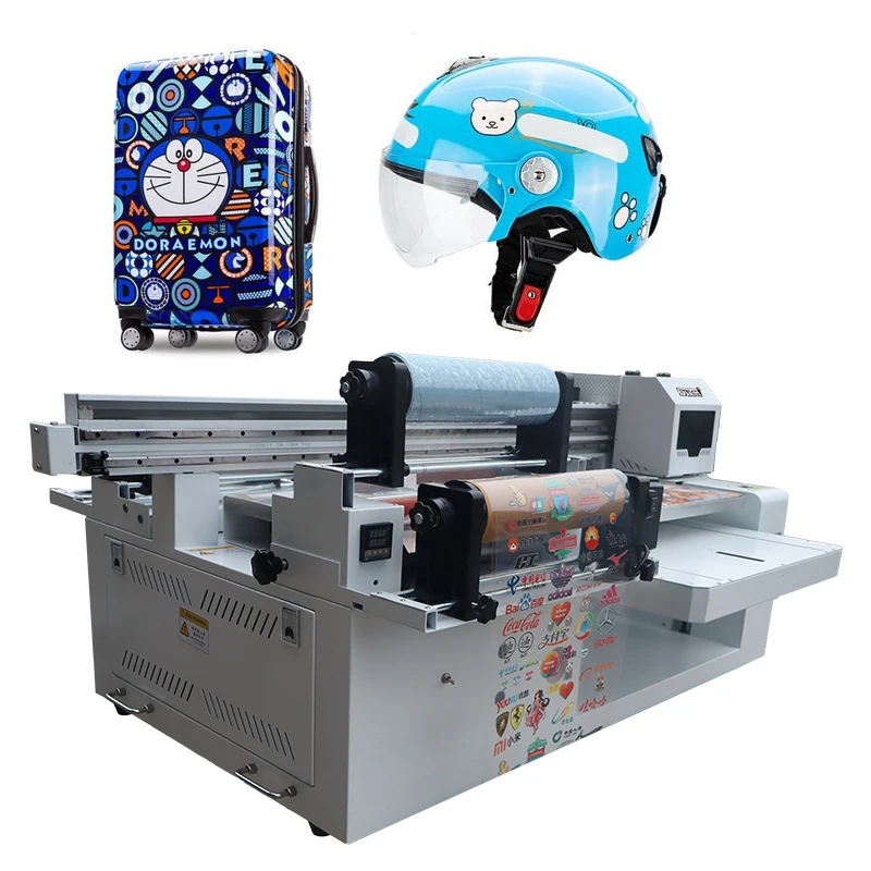 

6090 size crystal UV printer for embossed jade ceramic tile glass multicolor uv printer epson three printhead plotter machine