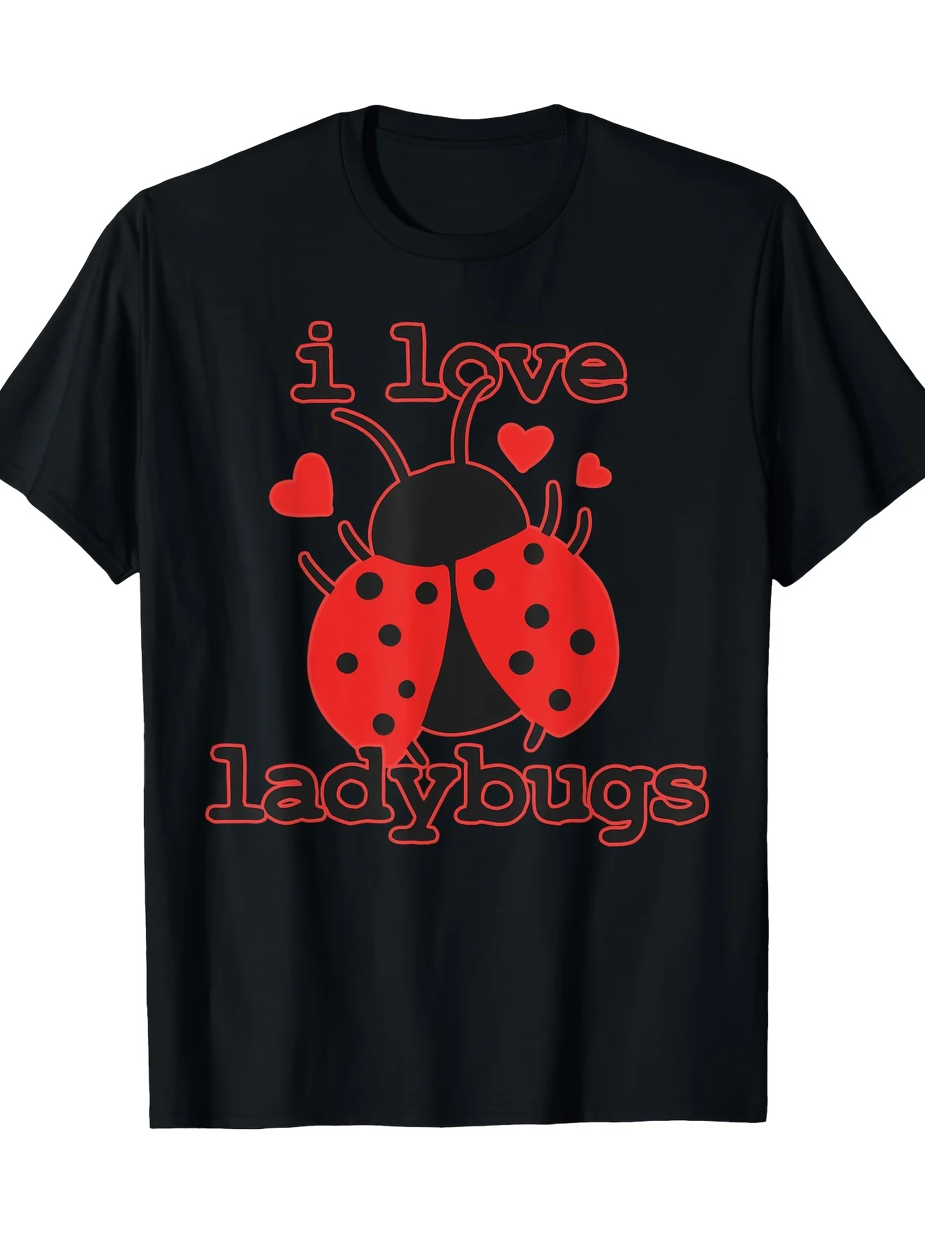 

I Love Ladybug Biologist Insect 220G 100% Cotton S T-shirt