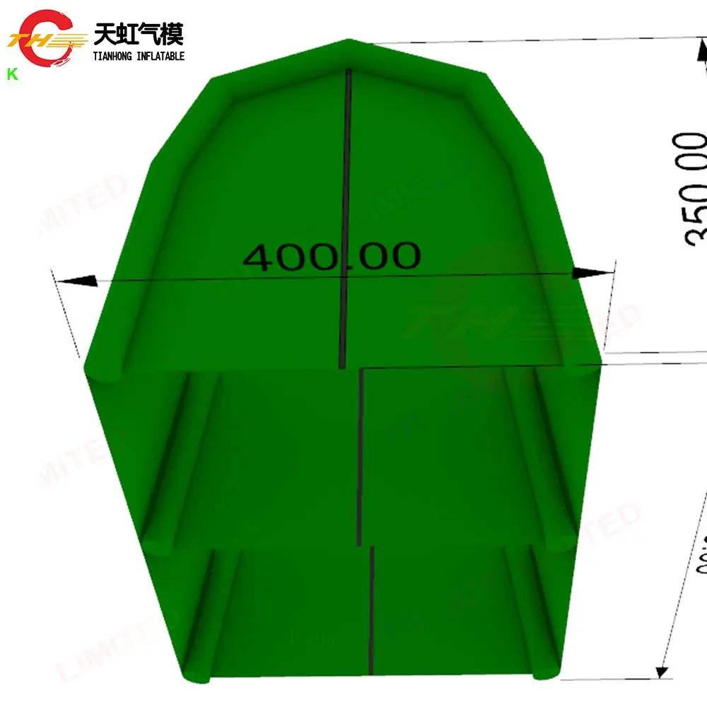 La tenda gonfiabile sigillata per esterni con tenda gonfiabile attillata ad aria su misura SEA Ship to Door viene fornita con pompa ad aria