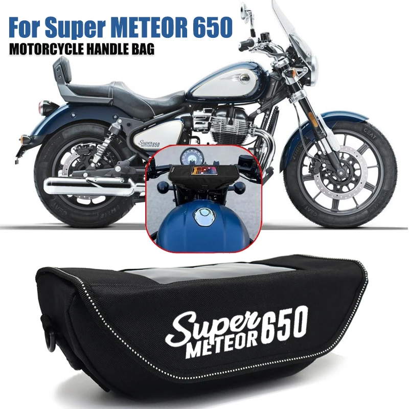 For Super Meteor 650 Supermeteor 650 2023 Motorcycle Handlebar bag waterproof handlebar travel navigation bag