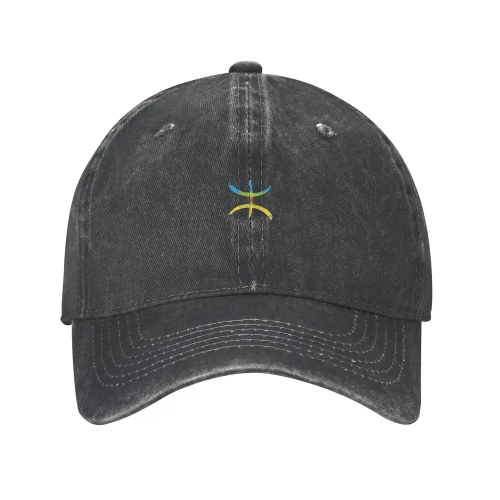 Kabyle Amazigh Logo Printed Baseball Hat Cotton Retro Washed Hat Sunshine Travel Hat