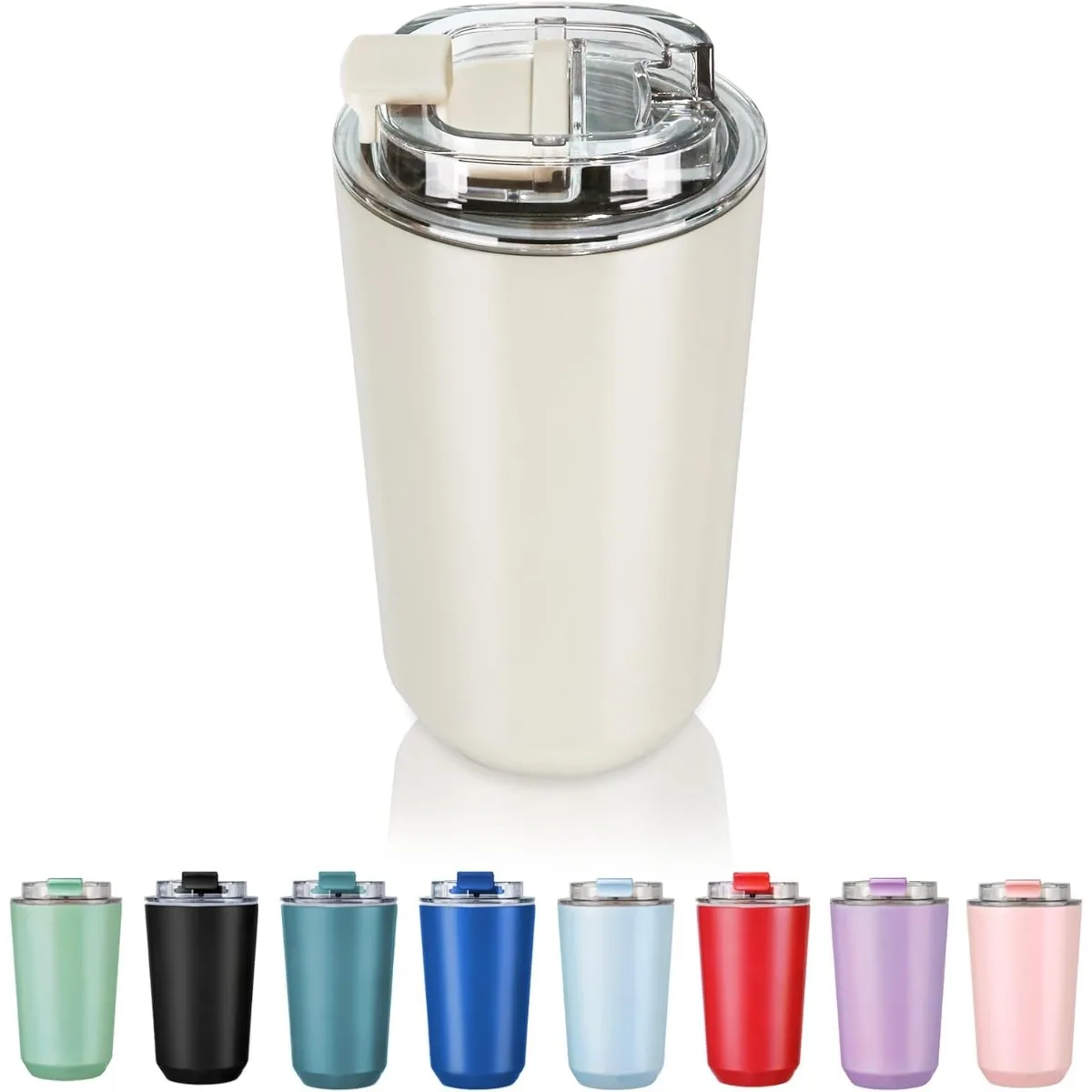 

Insulated Tumblers with Lid Travel Portable Drinking Cup Stainless Steel Vacuum Leak Proof Coffee Hot & Cold Insulated Mug