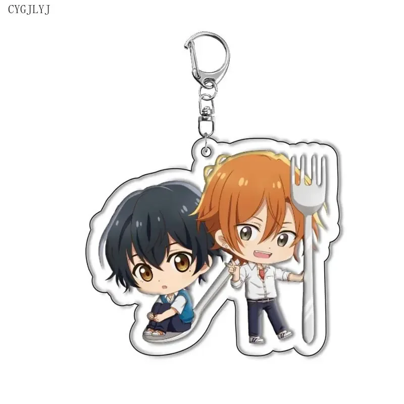 New Anime Sasaki to Myyano Acrylic Keychain Miyano Yoshikazu Sasasaki Shumei Hirano Key Chain For Students Jewelry Cosplay Props