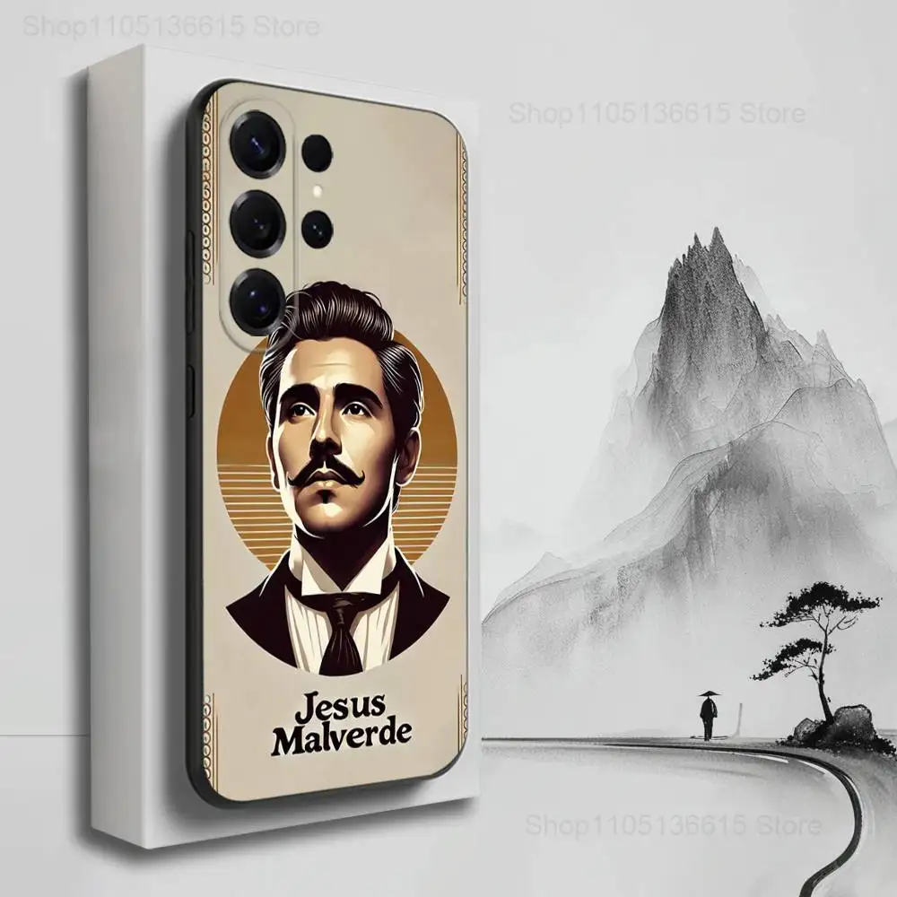 Funda de teléfono Belief J-Jesus m-malverde para Samsung S25, S24, S23, S22, S21, S20, S10, S9, Ultra, Plus, Lite,FE, funda negra de silicona suave