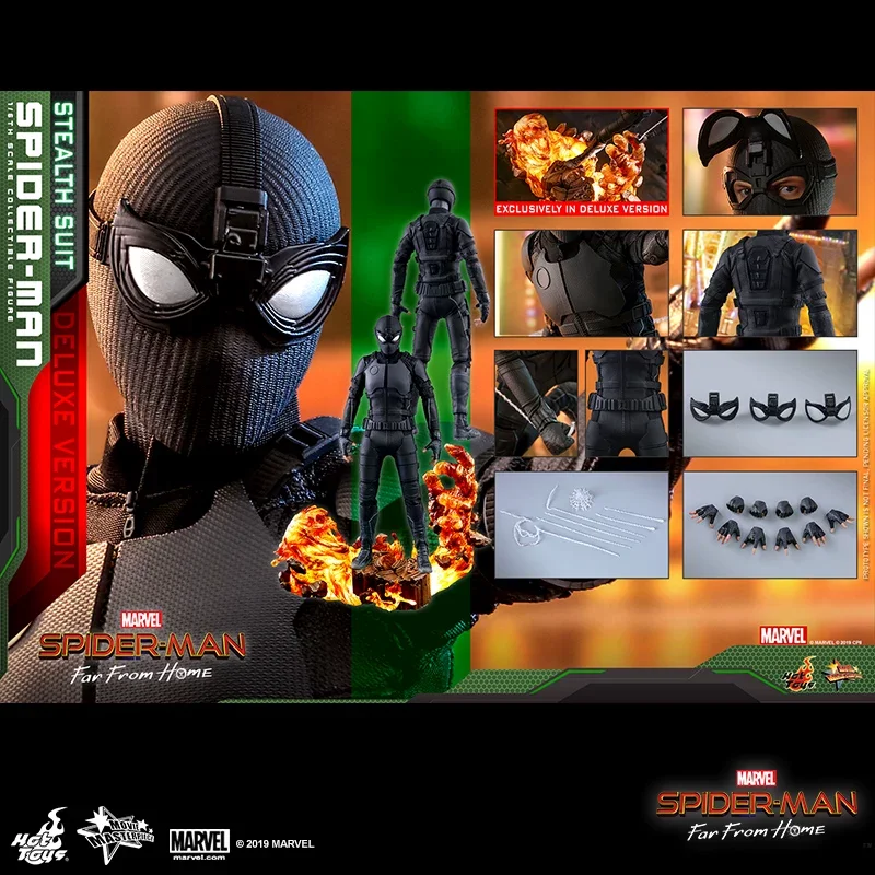 

Коллекционная фигурка Человека-паука в костюме Stealth, масштаб 1/6, версия Premium/Standard — Декоративная модель из фильма «Человек-паук: Независимые»