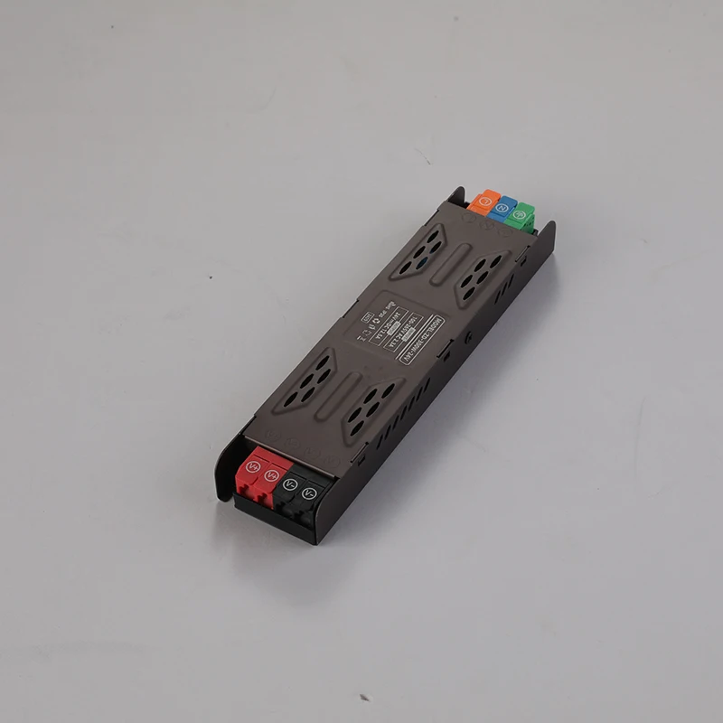 LED Driver 110V 220V to DC12V Low Voltage Ultra-Thin Power Box Indoor Strip Lamp Transformer Aluminum Body Efficient Cooling Box