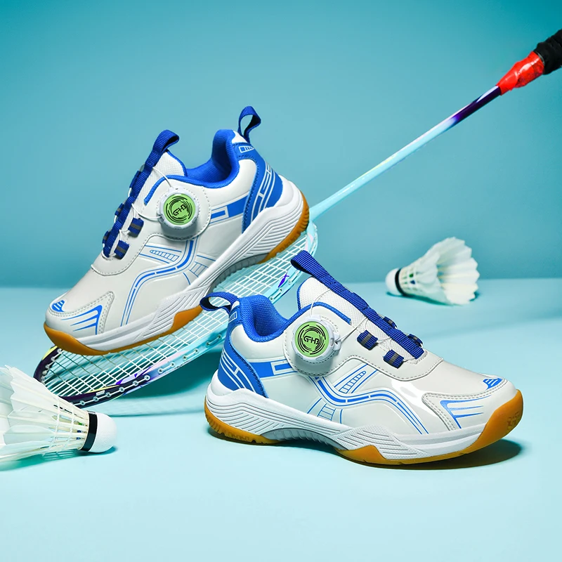 2026 New Children's Table Tennis Shoes, Lightweight Badminton Shoes for Boys and Girls, Children's Anti Slip Training Shoes