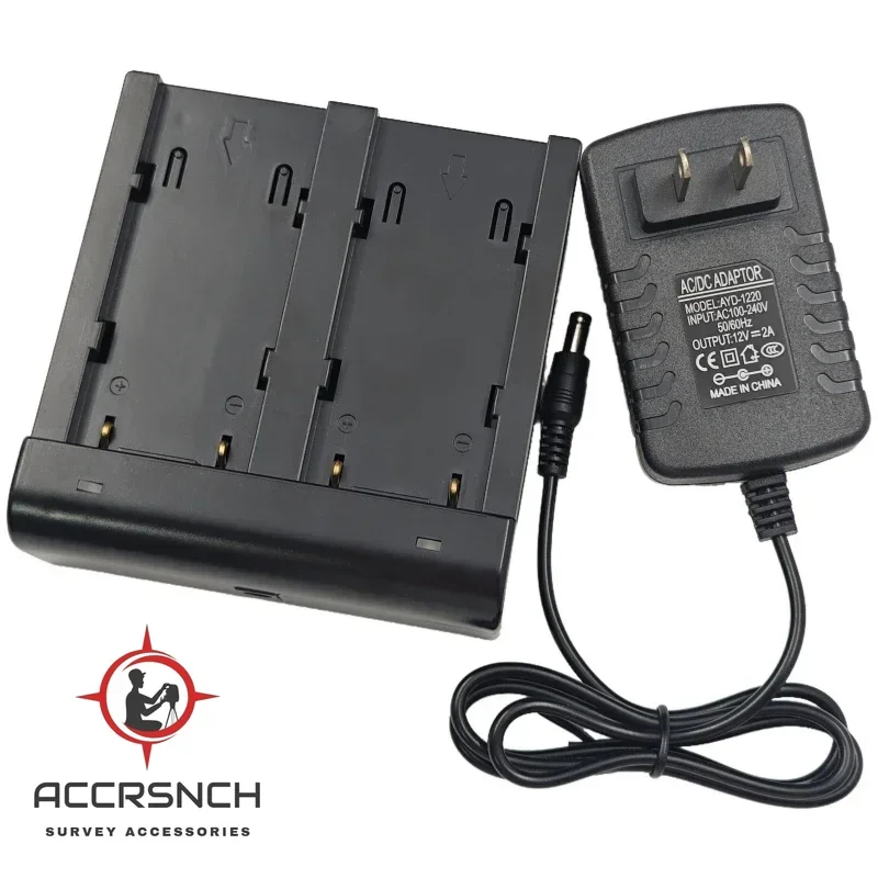 ACCR Brand New BC-30D Dual Charger for Trimble 5700 5800 R8 R7 R6 GNSS 54344 GPS Li-ion Battery Charge Dock Station EU US Plug