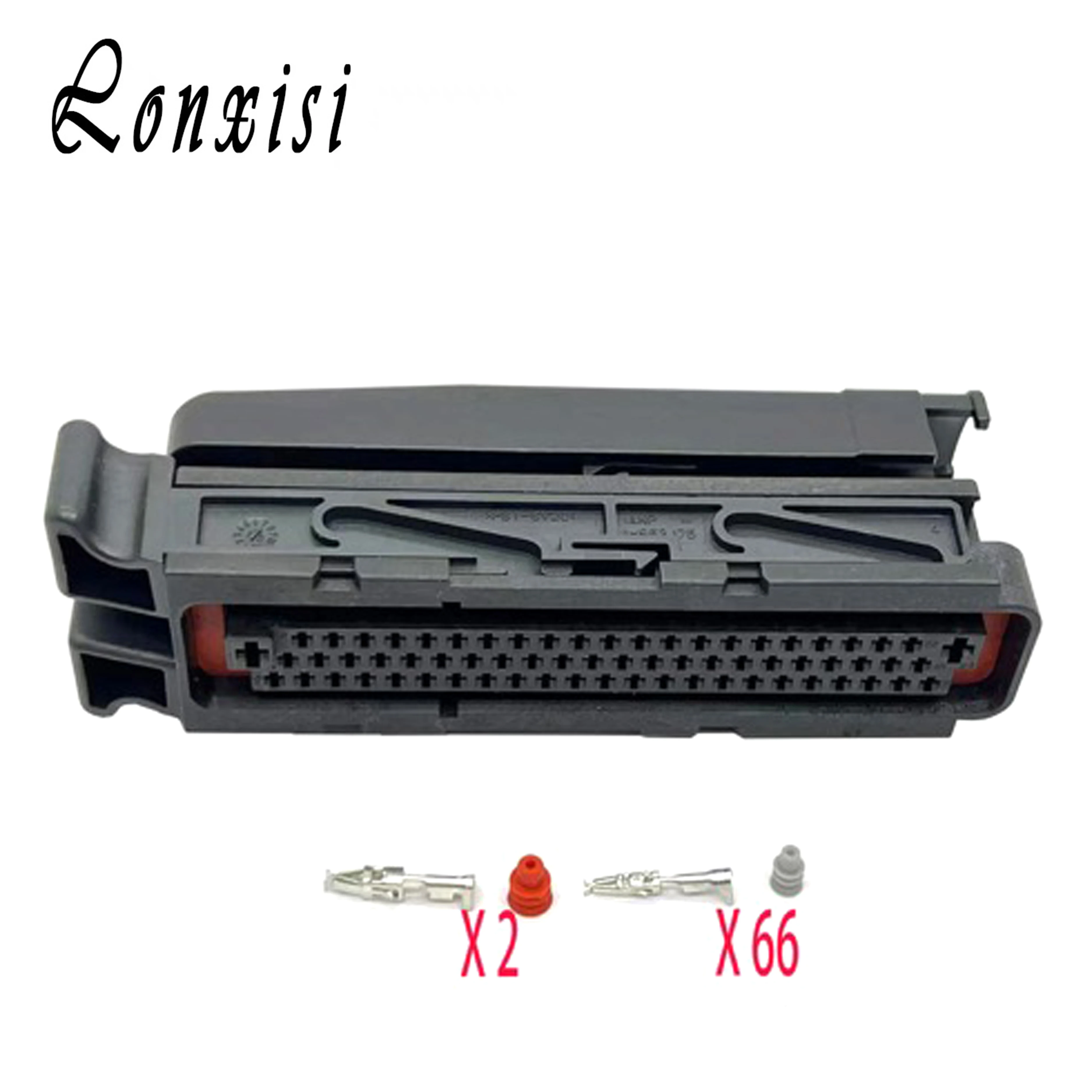 

1/5/10 Sets 68 Pin 3 Rows Female Wiring Connector 965051-1 TE AMP Original Waterproof Socket With Terminals Sealing Rubber