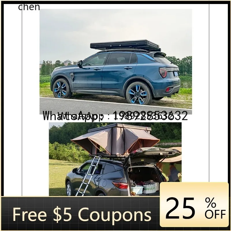 LYY roof tent fully automatic car self-driving tour double ultra-thin car tent