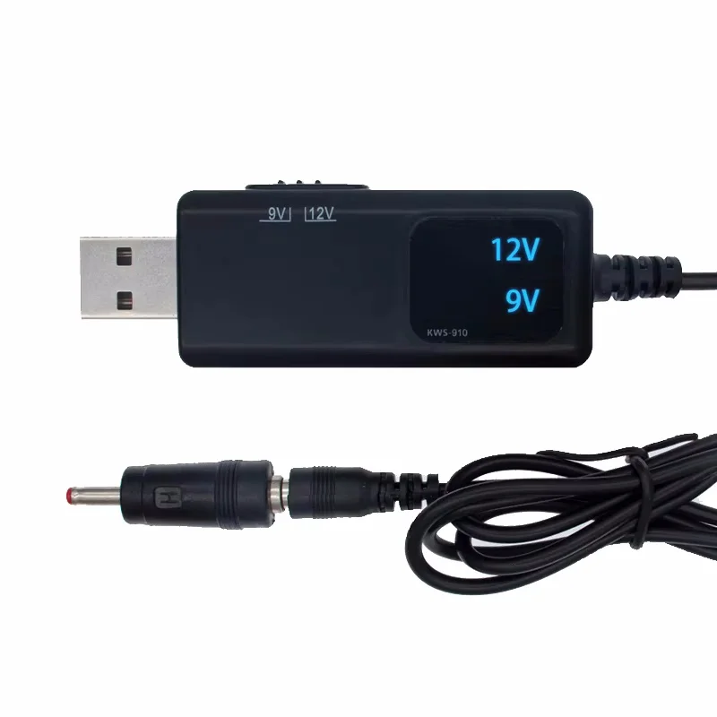 USB Boost Converter DC 5V to 9V 12V USB Step-up Converter Cable + 3.5x1.35mm Connecter For Power Supply/Charger/Power Converter