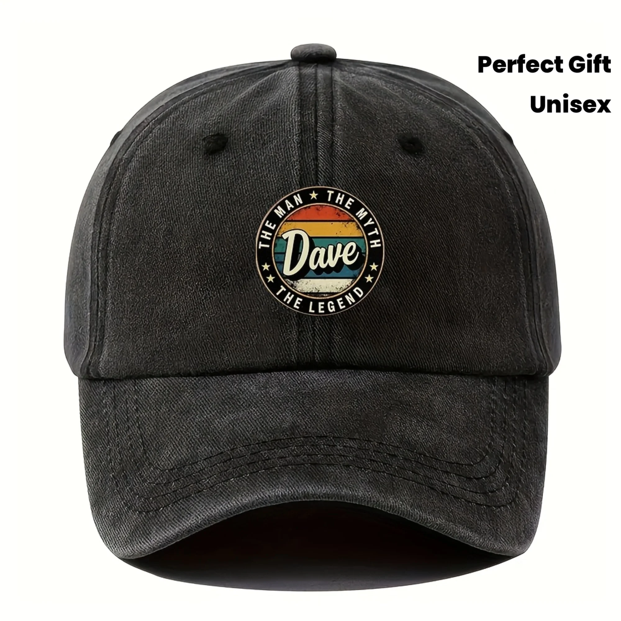 

Бейсболка с принтом "Дэйв: Миф, Легенда, Герой", регулируемая кепка для активного отдыха, унисекс бейсболка для активного отдыха на природе.