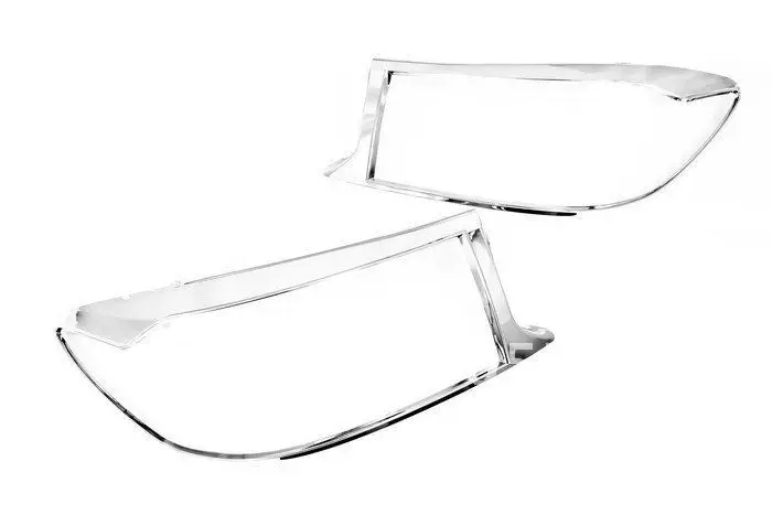 

High Quality Chrome Head Light Cover for Toyota Fortuner 2009 Up Free Shipping Brand New