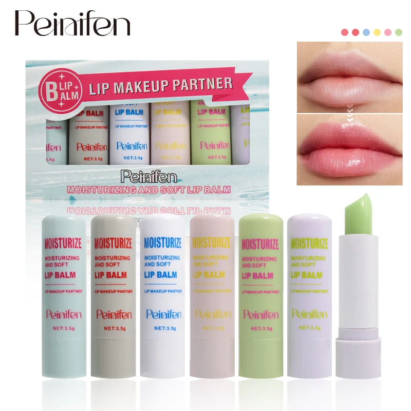 6pcs moisturizing soft lipstick set to care for your lips. Lip primer can brighten your lips and create natural lip makeup
