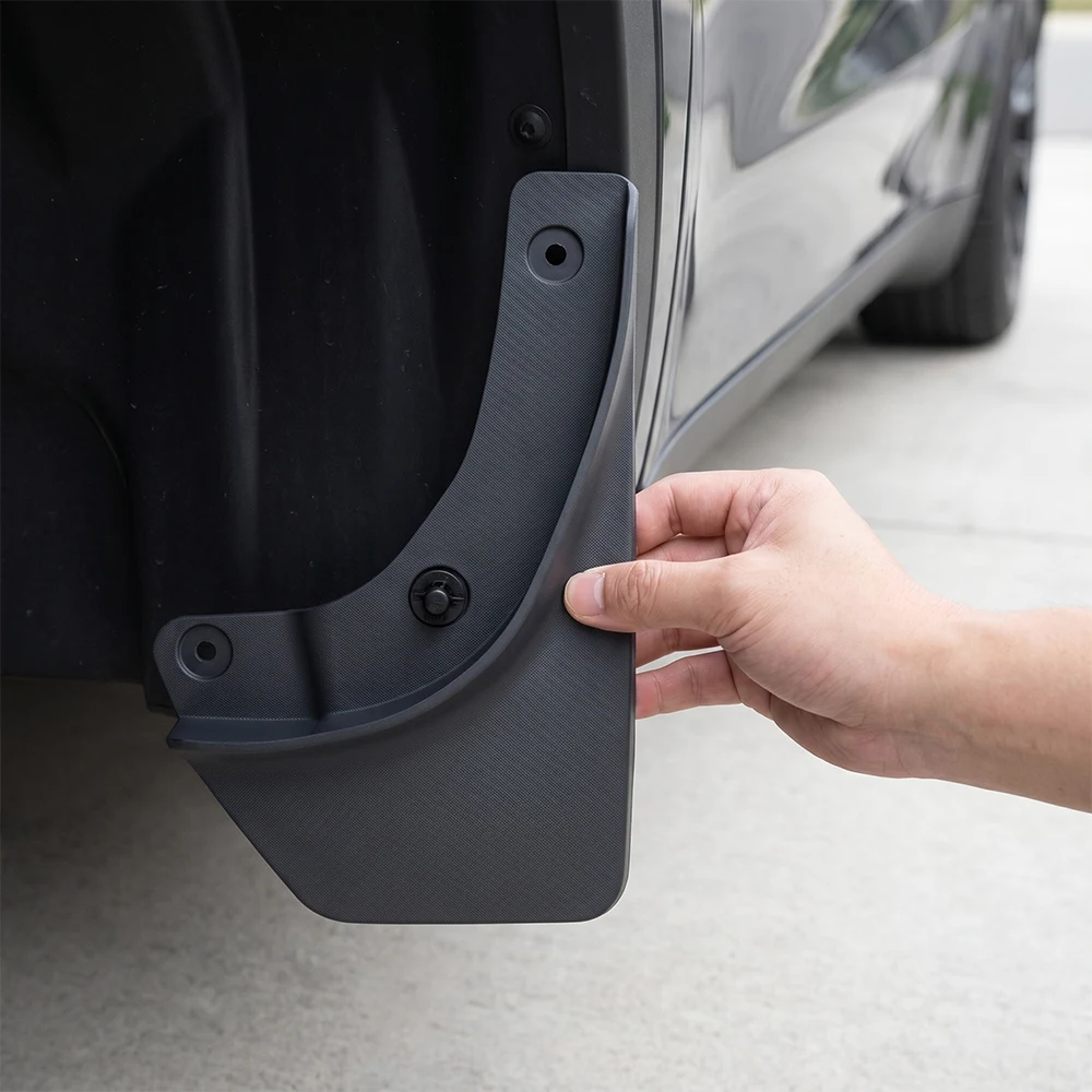 2Pcs Front/Rear Mud Flaps Splash Guards Mudguards Fender Protector For Tesla Model Y 2021-2024 Model Y Juniper Car Accessories