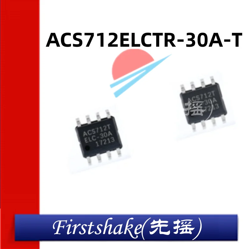 5Pcs/Lot ACS712ELCTR-30A-T New Original Current Sensor Patch SOP-8 Voltage Isolator Chip