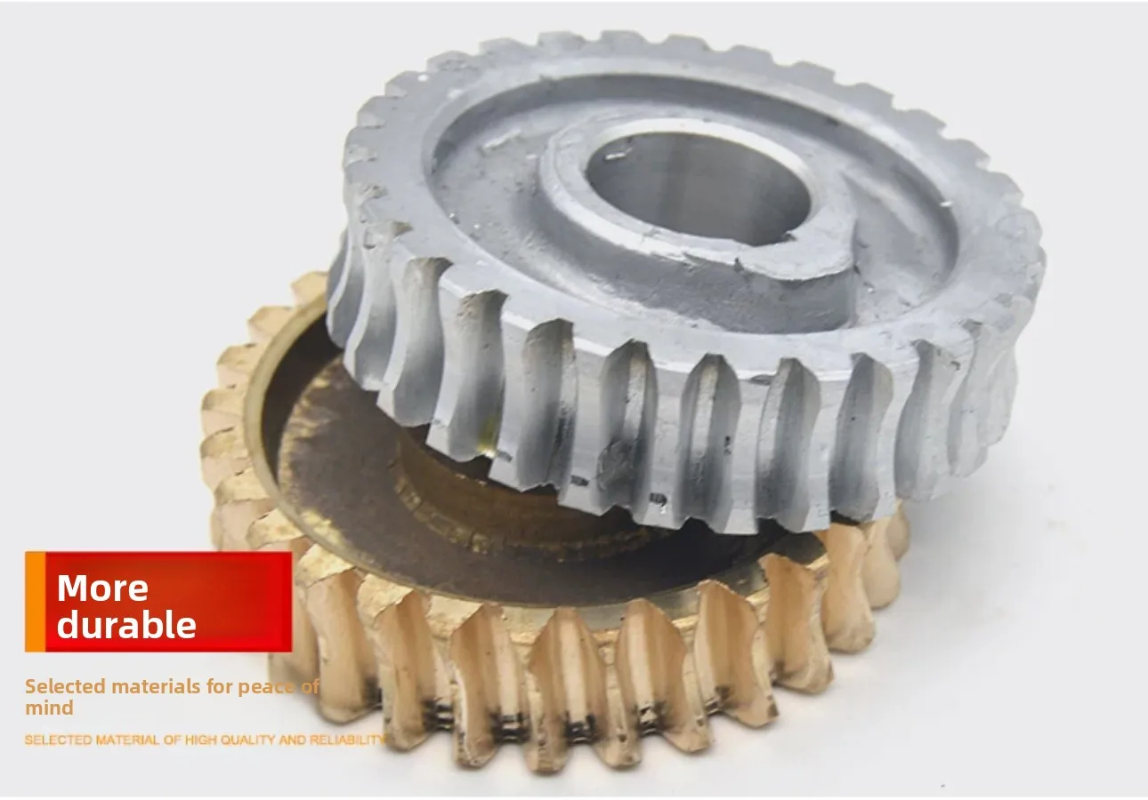Lawn Mower Gearbox For Weeding Wheel Accessories Worm Gear Part 4 Stroke Copper Gear Aluminum Gear (29 teeth)
