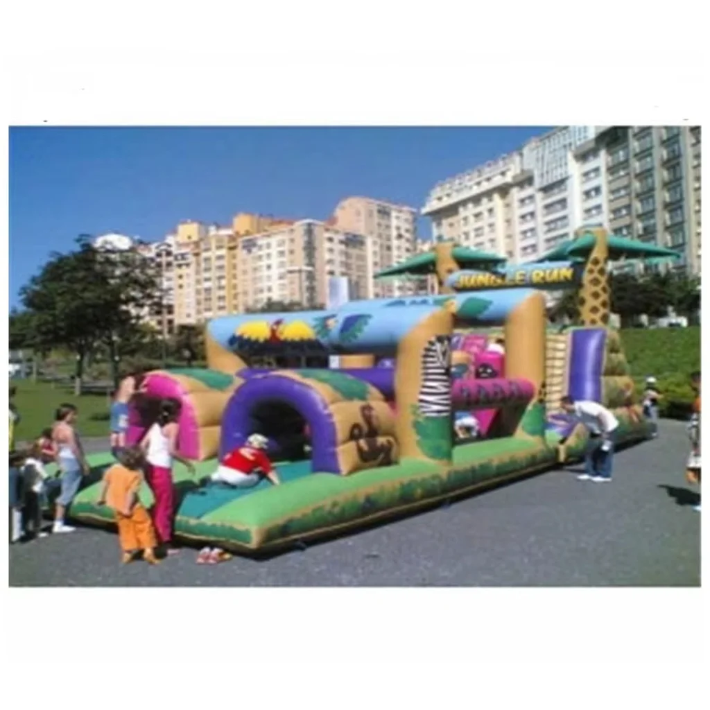 Portable Inflatable Bounce Castle with Air Blower - Easy Setup for Indoor and Outdoor Use