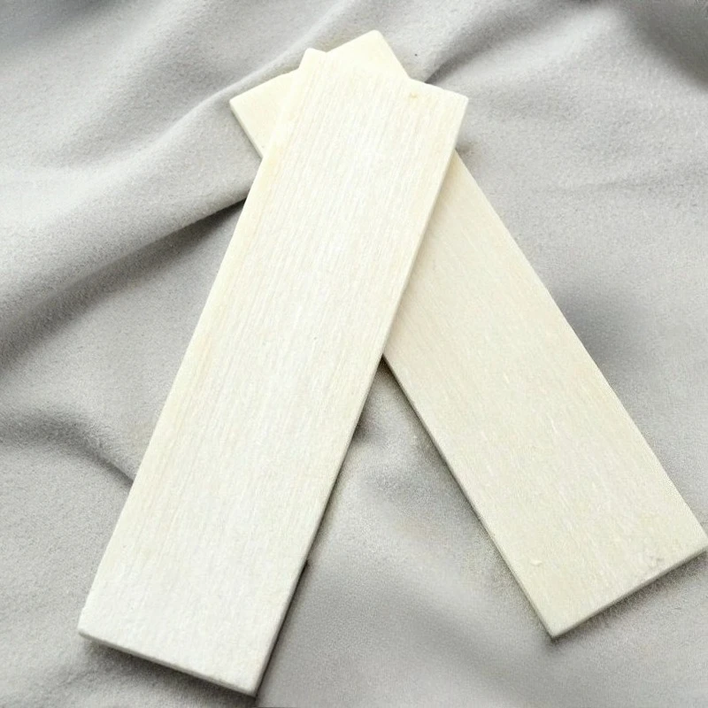 1 unidad de hueso bovino DIY, Material de mango de cuchillo, parche, espaciador de hueso de ternera, Accesorios para Instrumentos Musicales, suministros para incrustaciones de tallado DIY