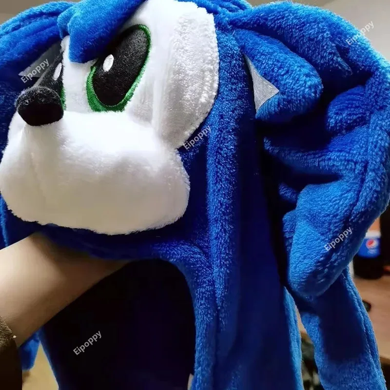 Autumn and Winter Flannel One Piece Pajamas Anime Clothing Hooded Home Clothes Adult Children