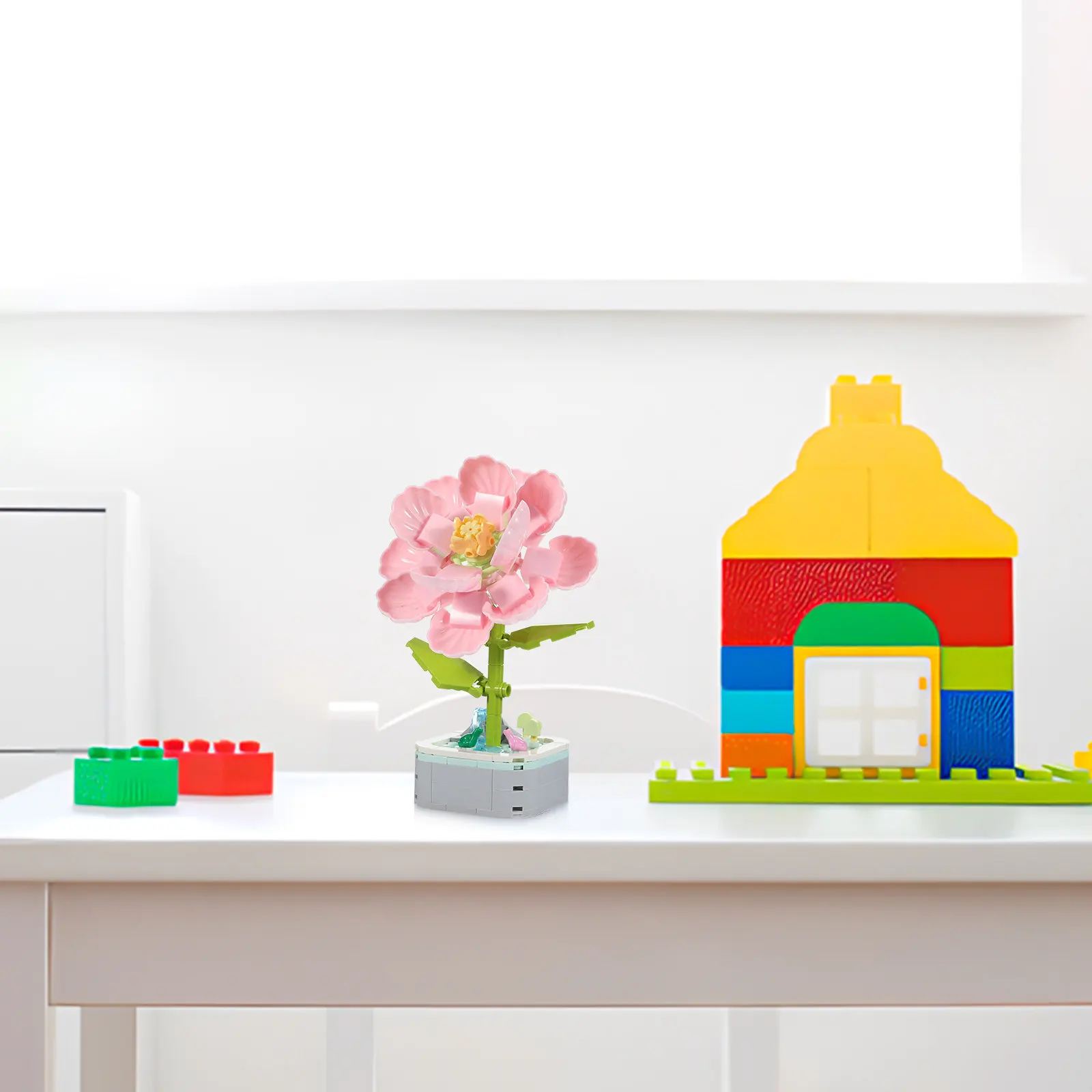 

Daisy Mini Flower Building Toy Blocks For Kids Bouquet Flowerpot Arrangement Toys