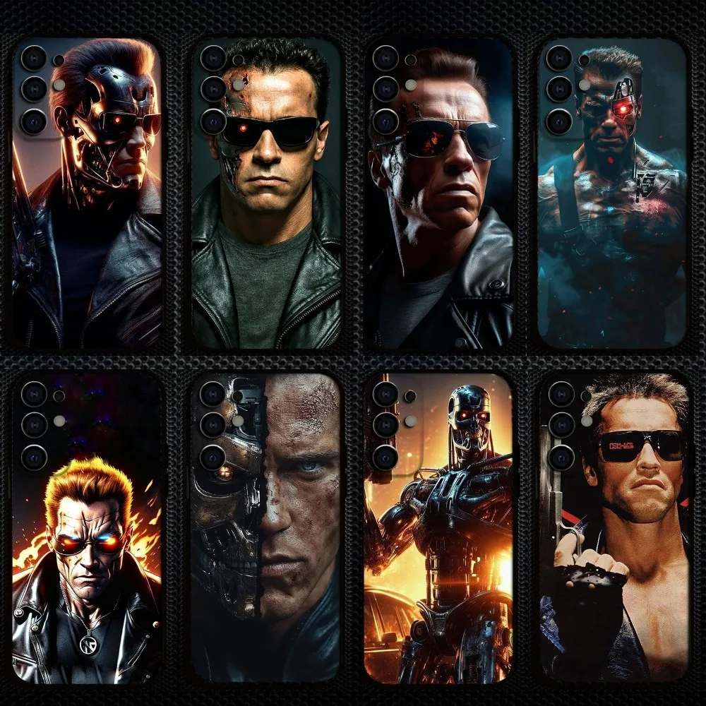 

Arnold Sehwarzenegger Terminator Phone Case For Samsung S25/S24/S23/S22/S21/S20/Plus,Fe,Lite/Others Black Cover