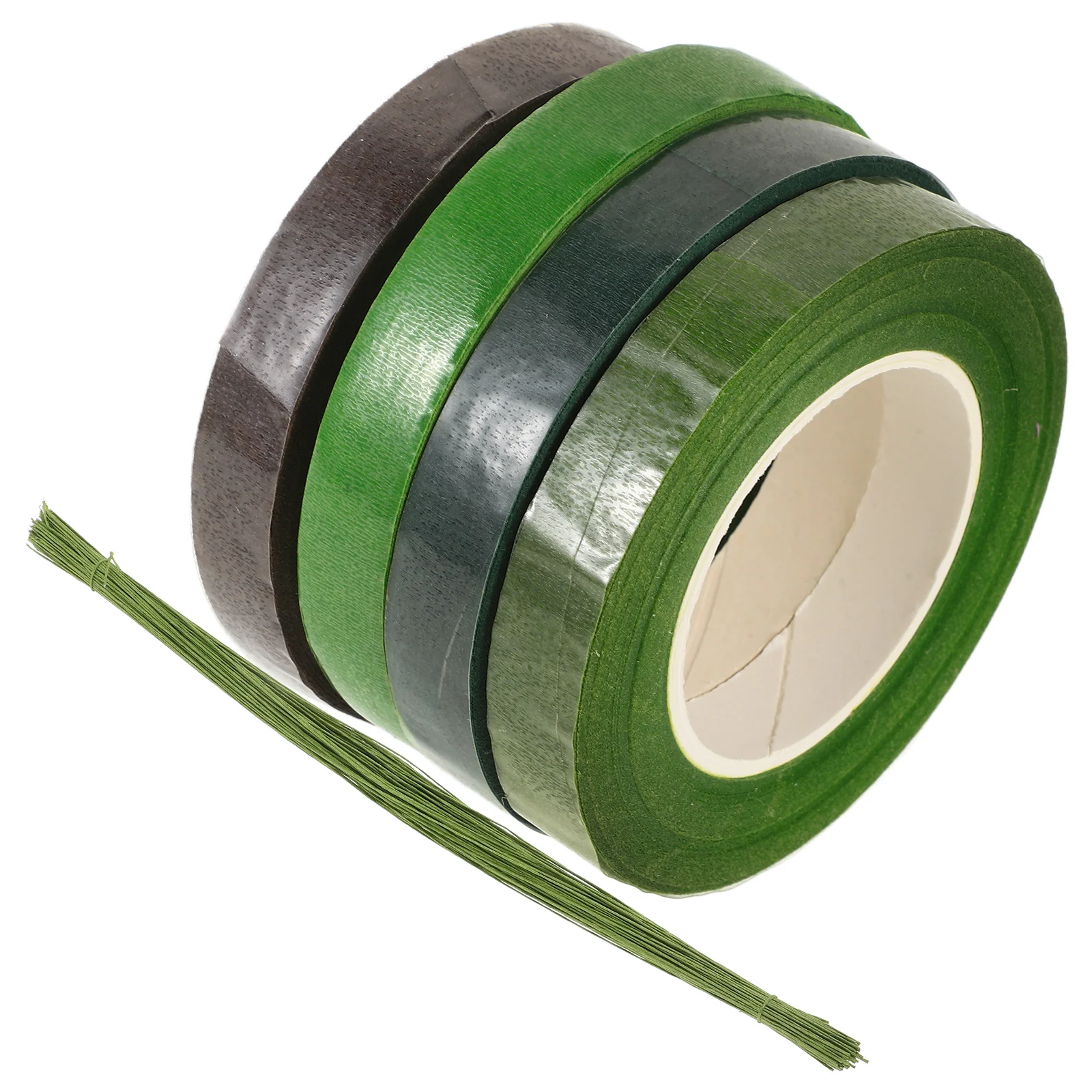 

Paper Rattan Rose Materials Floral Wire Tapes for Arrangements Artificial Flowers Decor Banquet Supplies Green Stem Kits