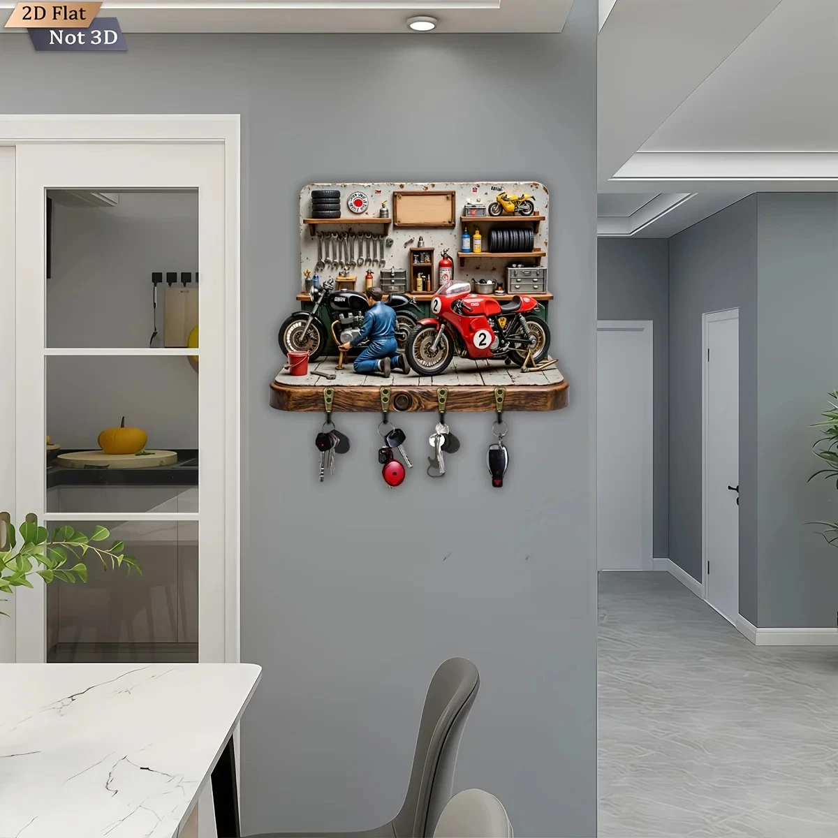 2D Flat, 1pc, Motorcycle Repa - огляд і ціна Woodworking Room