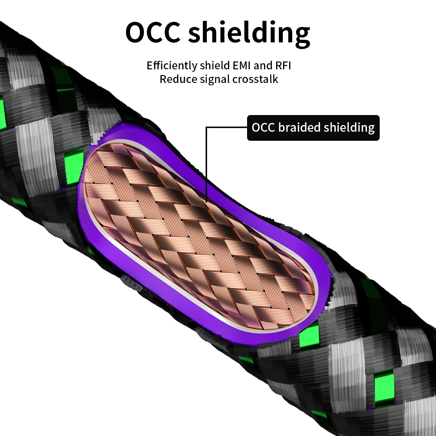 HiFi MPS Angela 99.9999% OCC銅 3.5mmAUX 1対1プラグ モバイルプレーヤー用 スピーカー/ヘッドホンオーディオケーブル